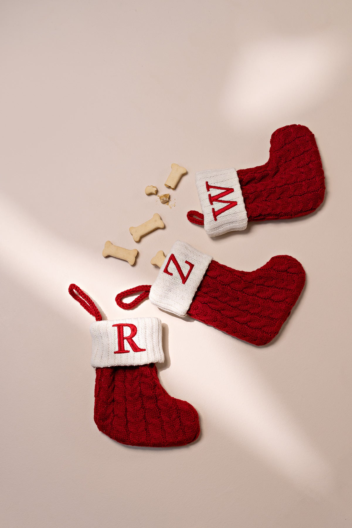 Red Knitted Christmas Stocking