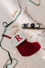 Red Knitted Christmas Stocking