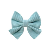 Blue Corduroy : Sailor Bow Tie