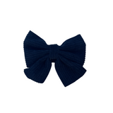 Black Corduroy : Sailor Bow Tie